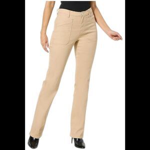 DG2 Women's Stretch Utility Pocket Bootcut Jean Sesame - Tall